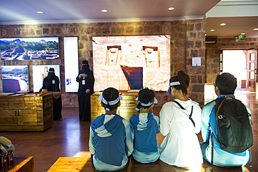 Visitor Center of Archaeological site of Dadan, the ancient capital of the Dadan And Lihyan kingdoms more than 2000 years ago. AlUla, Medina Province, Saudi Arabia, Middle East