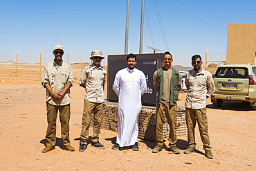 Guide and Ranger team of the Sharaan Nature Reserve, AlUla, Medina Province, Saudi Arabia, Middle East