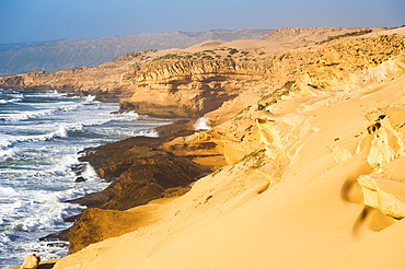 Cliffs around Tamri on Atlantic Coast, between Agadir and Essaouira,Morocco,North Africa