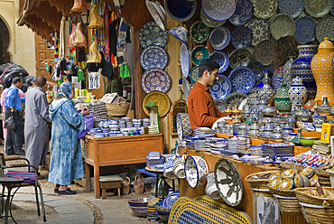 Attarine souk,medina,Fes,Morocco,North Africa