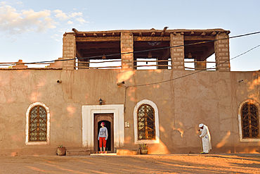 Casa Juan, guesthouse at Ait Isfoul, Nesrate village of the edge of Sahara desert, Draa River valley, Province of Zagora, Region Draa-Tafilalet, Morocco, North West Africa