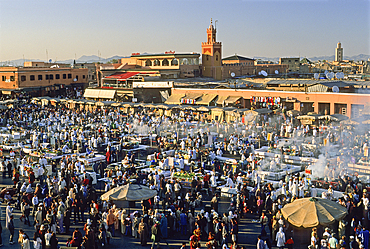 Jamaa el Fna square,Marrakech,Atlas,Morocco,North Africa