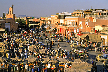 Jamaa el Fna square,Marrakech,Atlas,Morocco,North Africa