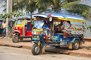 Auto-rickshaw, Luang Prabang, northern Laos, Southeast Asia