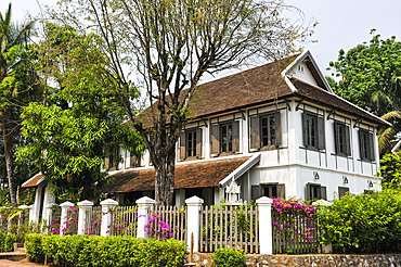 Residential house in That Luang district, Luang Prabang, Laos, Southeast Asia