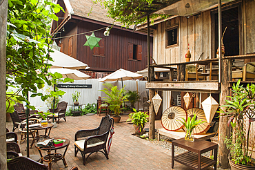 Artisans Cafe, Heritage House Lane at Luang Prabang, Laos, Southeast Asia