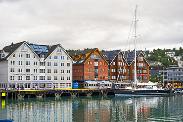 Harbour of Tromso.County of Troms,Norway,Northern Europe