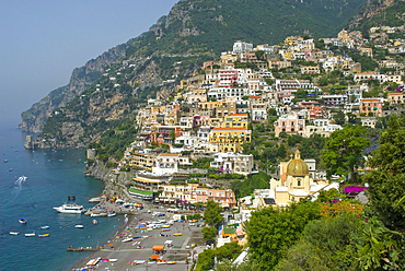 Positano, Amalfi Coast, UNESCO World Heritage Site, Province of Salerno, Campania region, Italy, Europe