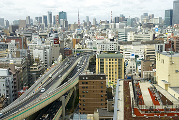 View from Royal Park Hotel in Chuo area, Tokyo