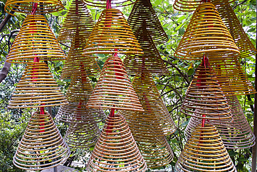 Spiral incense, A-Ma Temple,Macau,Special Administrative Region,China,Asia