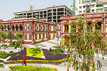 Neo-classical buildings preserved, Tap Seac square,Macau,Special Administrative Region,China,Asia