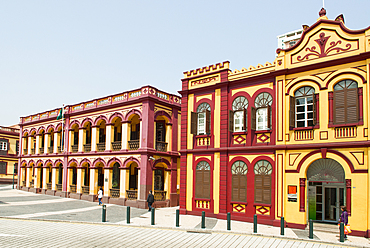 Neo-classical buildings preserved, Tap Seac square,Macau,Special Administrative Region,China,Asia