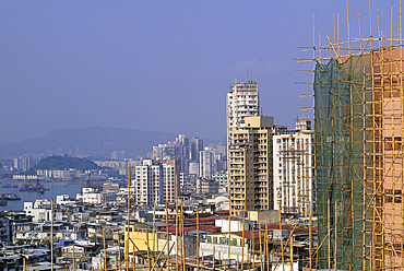 Skyscaper under construction,Macau,Special Administrative Region,China,Asia