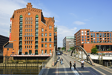 Internationales Maritimes Museum Hamburg (IMMH) housed in a former warehouse, HafenCity district, Hamburg, Germany, Europe