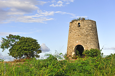 Former windmill near Saint-Francois, Grande-Terre, Guadeloupe, overseas region of France,Leewards Islands, Lesser Antilles, Caribbean