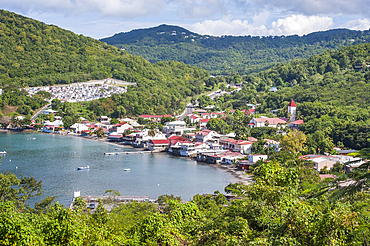 Deshaies, coastal village on Basse-Terre, Guadeloupe, overseas region of France,Leewards Islands, Lesser Antilles, Caribbean