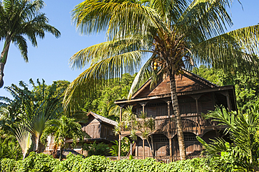 'Tainos Cottages' charming hotel, Deshaies, Basse-Terre, Guadeloupe, overseas region of France,Leewards Islands, Lesser Antilles, Caribbean