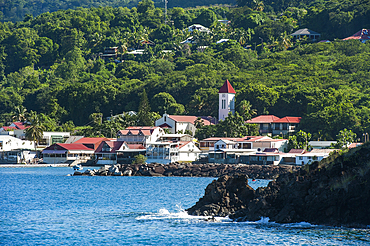 Deshaies, coastal village on Basse-Terre, Guadeloupe, overseas region of France,Leewards Islands, Lesser Antilles, Caribbean