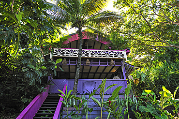'Lea's Kaz' bungalow rental of 'Tendacayou Ecolodge et Spa', Deshaies, Basse-Terre, Guadeloupe, overseas region of France,Leewards Islands, Lesser Antilles, Caribbean