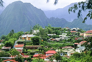 Salazie at the foot of the Piton of Anchaing, Reunion island, Overseas departement of France, Indian Ocean