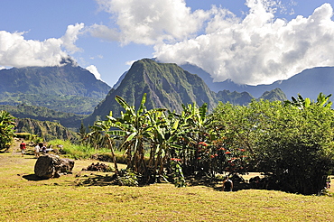 Hell-Bourg, Cirque de Salazie,Reunion island,overseas departement of France,Indian Ocean