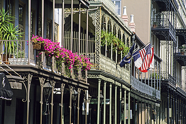 St Louis street, French Quarter neighborhood, New Orleans, Louisiana, United States of America, Americas