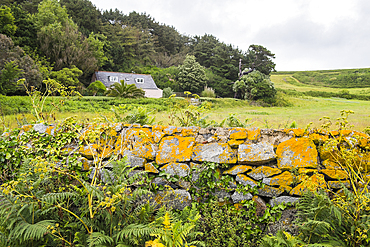 Fisherman's Cottage on the west coast of Herm Island, Bailiwick of Guernsey, United Kingdom