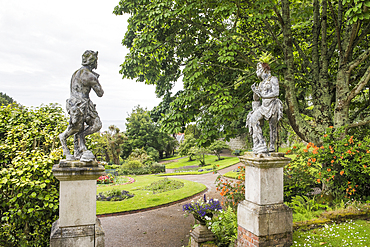 Statues in Candie Gardens, St Peter Port, Guernsey Island, Bailiwick of Guernsey, United Kingdom