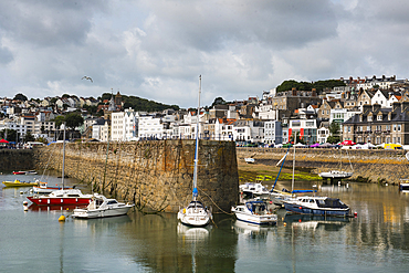 St Peter Port harbour, Guernsey Island, Bailiwick of Guernsey, United Kingdom