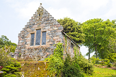 La Seignerie (17th Century), traditional residence of the Seigneur of Sark, Open to the public for the visit of the gardens, Sark island, Channel Islands, Bailiwick of Guernsey, United Kingdom