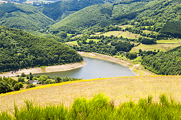 La Truyere River,Cantal department, Auvergne region,France,Europe
