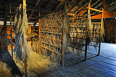 Absinthe drying shed,Boveresse,Val-de Travers,canton of Neuchatel,Switzerland,Europe