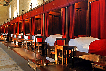 Room of the Poors,Hotel-Dieu of Beaune,Cote-d Or department,Burgundy region,France,Europe