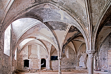 Chapterhouse of the Priory Our Lady of La Charite-sur-Loire, Nievre department, Burgundy region, France, Europe