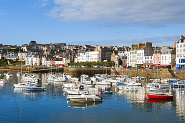 Port of Rosmeur,Douarnenez,Finistere department,Brittany region,west of France,western Europe