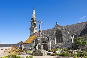 Church of Saint-Cadoan,Poullan-sur-Mer,Finistere department,Brittany region,west of France,western Europe