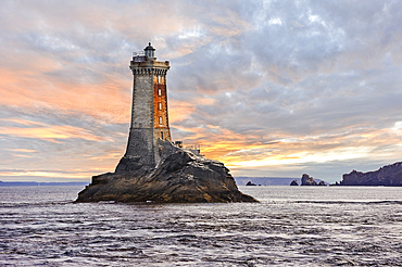 Lighthouse of La Vieille,Pointe du Raz, Cap Sizun,Finistere department,Brittany region,west of France,western Europe
