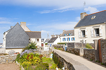 Ile de Sein,off the coast of Pointe du Raz,Finistere department,Brittany region,west of France,western Europe