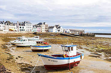 Ile de Sein,off the coast of Pointe du Raz,Finistere department,Brittany region,west of France,western Europe
