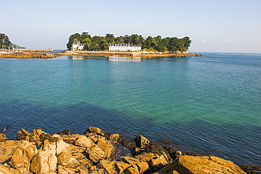 Tristan Island off Douarnenez,Finistere department,Brittany region,west of France,western Europe