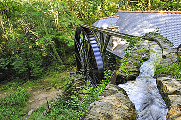 Watermill of Keriolet,Pointe du Millier,Cap Sizun,Finistere department,Brittany region,west of France,western Europe