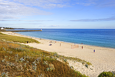 Beach of Trescadec at Audierne,Finistere department,Brittany region,west of France,western Europe