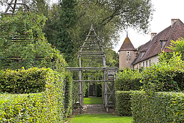 Gardens of the Priory of Our Lady of Orsan (French:Prieure Notre-Dame d'Orsan), Department of Cher, Historic Province of Berry, Centre-Val de Loire region,France