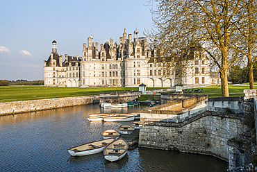 Chateau de Chambord, Loir-et-Cher department, Centre-Val de Loire region, France, Europe