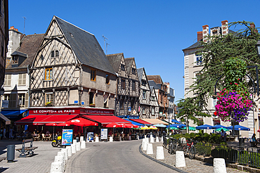 Gordaine square,Bourges,Cher department,Berry province,region of Centre,France,Europe