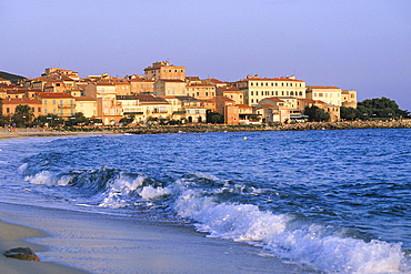 Ile-Rousse,coastal town of Balagne region, Haute-Corse department,Northern Corsica,France,Europe