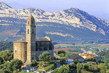 Saint Martin Church of Patrimonio, Haute-Corse department, Northern Corsica,France,Europe