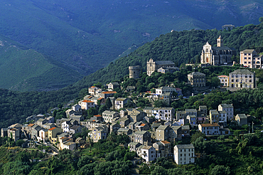 Rogliano, village of Cap Corse, Haute-Corse department,Northern Corsica,France,Europe