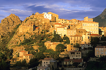 Speloncato, village of Balagne region, Upper Corsica,Northern Corsica,France,Europe