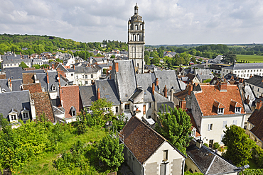 Loches in Touraine, department of Indre-et-Loire, Centre-Val de Loire region, France, Europe